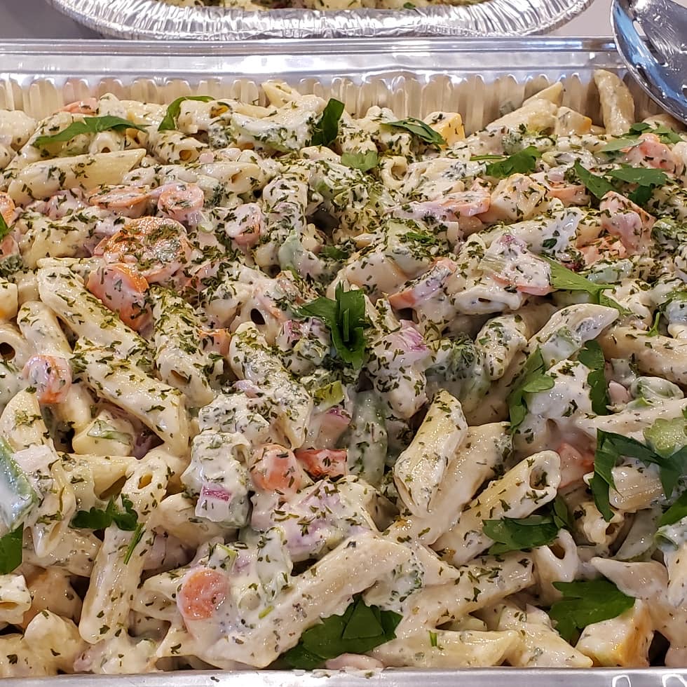Pasta Salad, with our homemade dressing