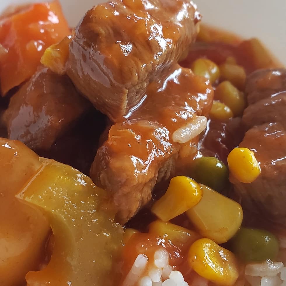 Beef Stew and Jasmine Rice