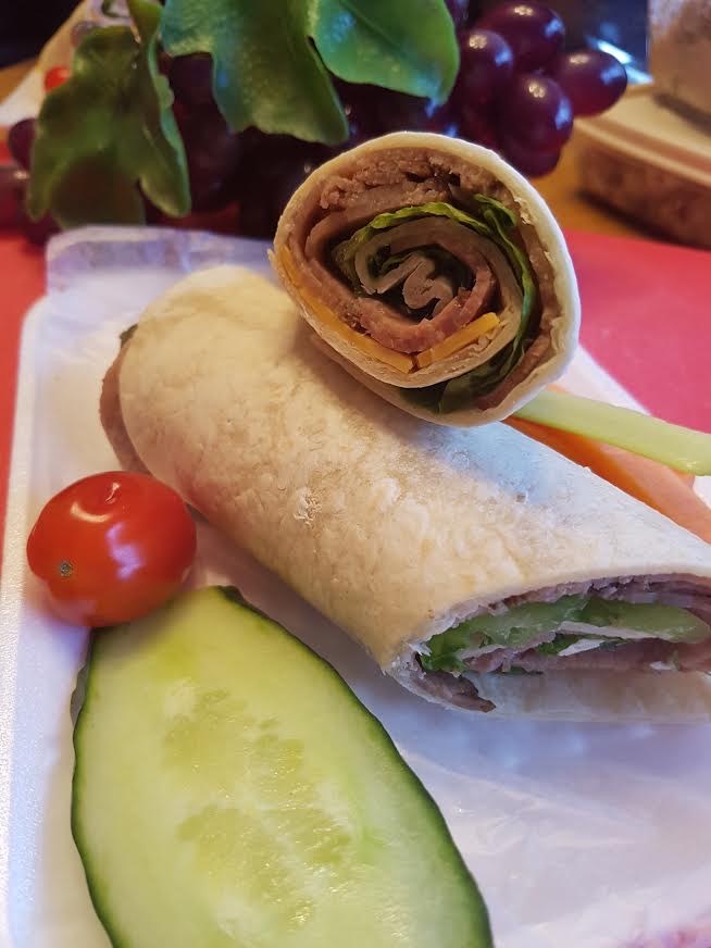 151 Roast Beef and Cheddar Wraps