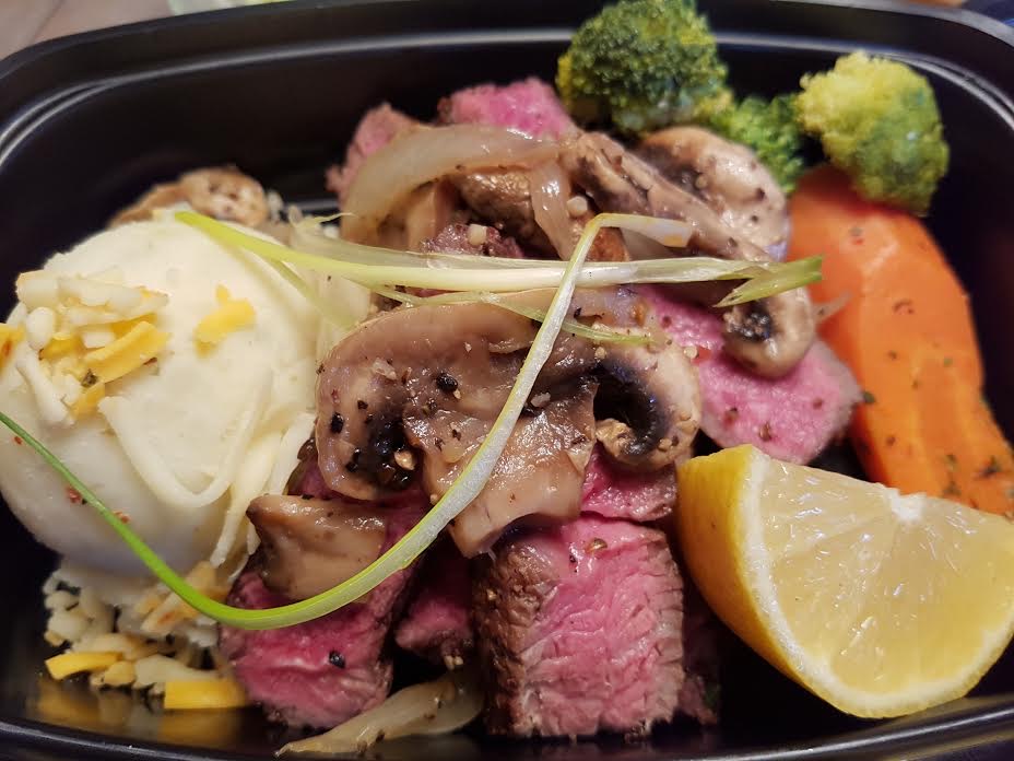 163 Top Sirloin Steak and Sides