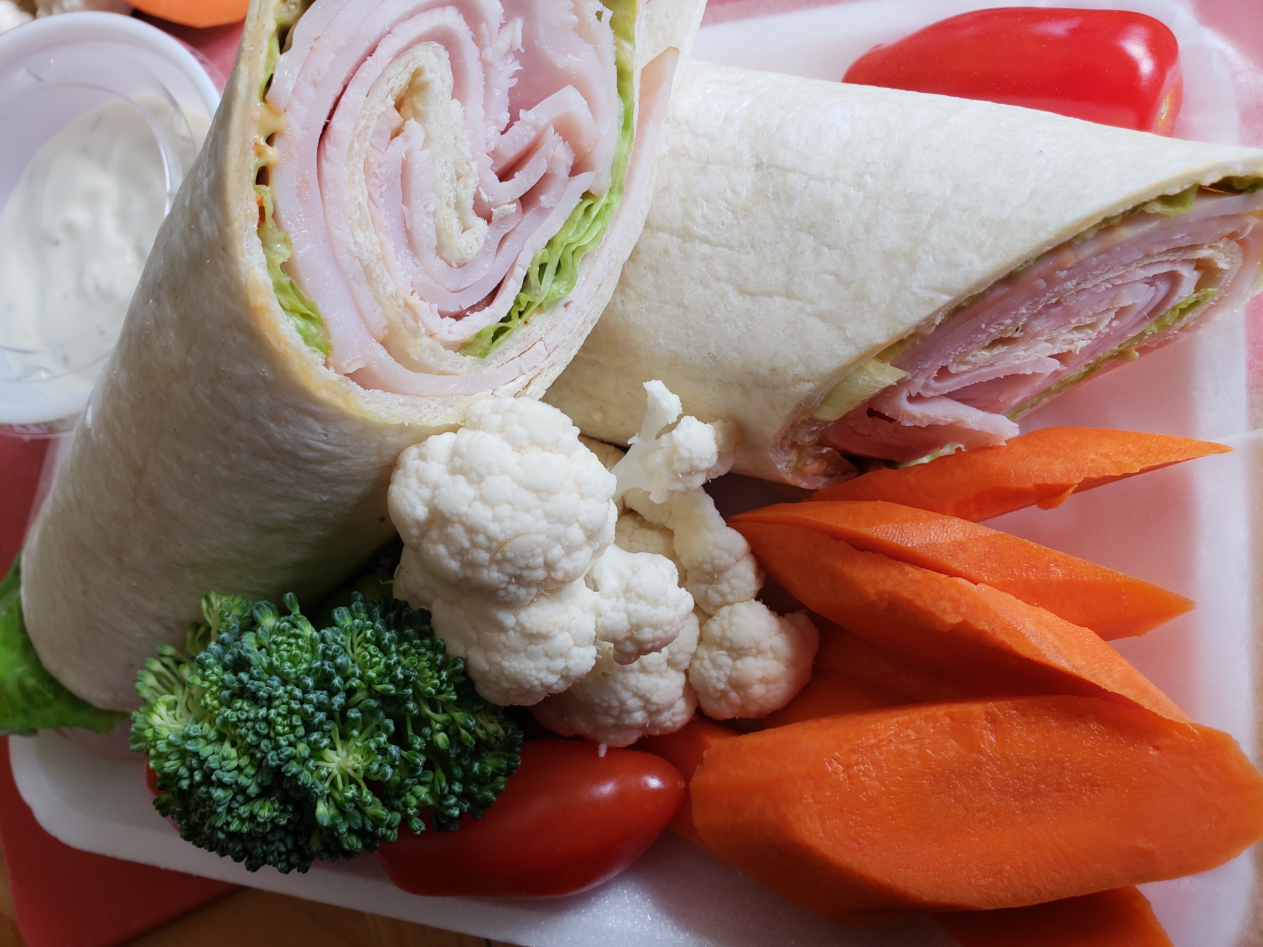 188 Turkey and Swiss Wraps