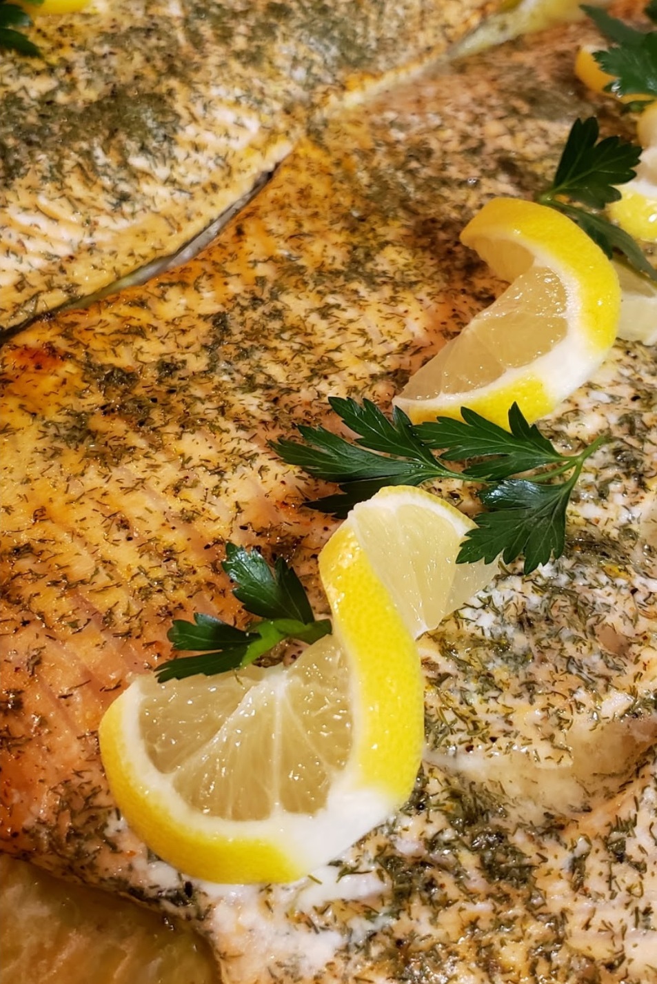 Baked Alaskan Salmon