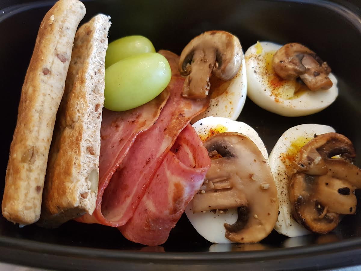 26 Turkey, Bacon, and Hard Boiled Eggs