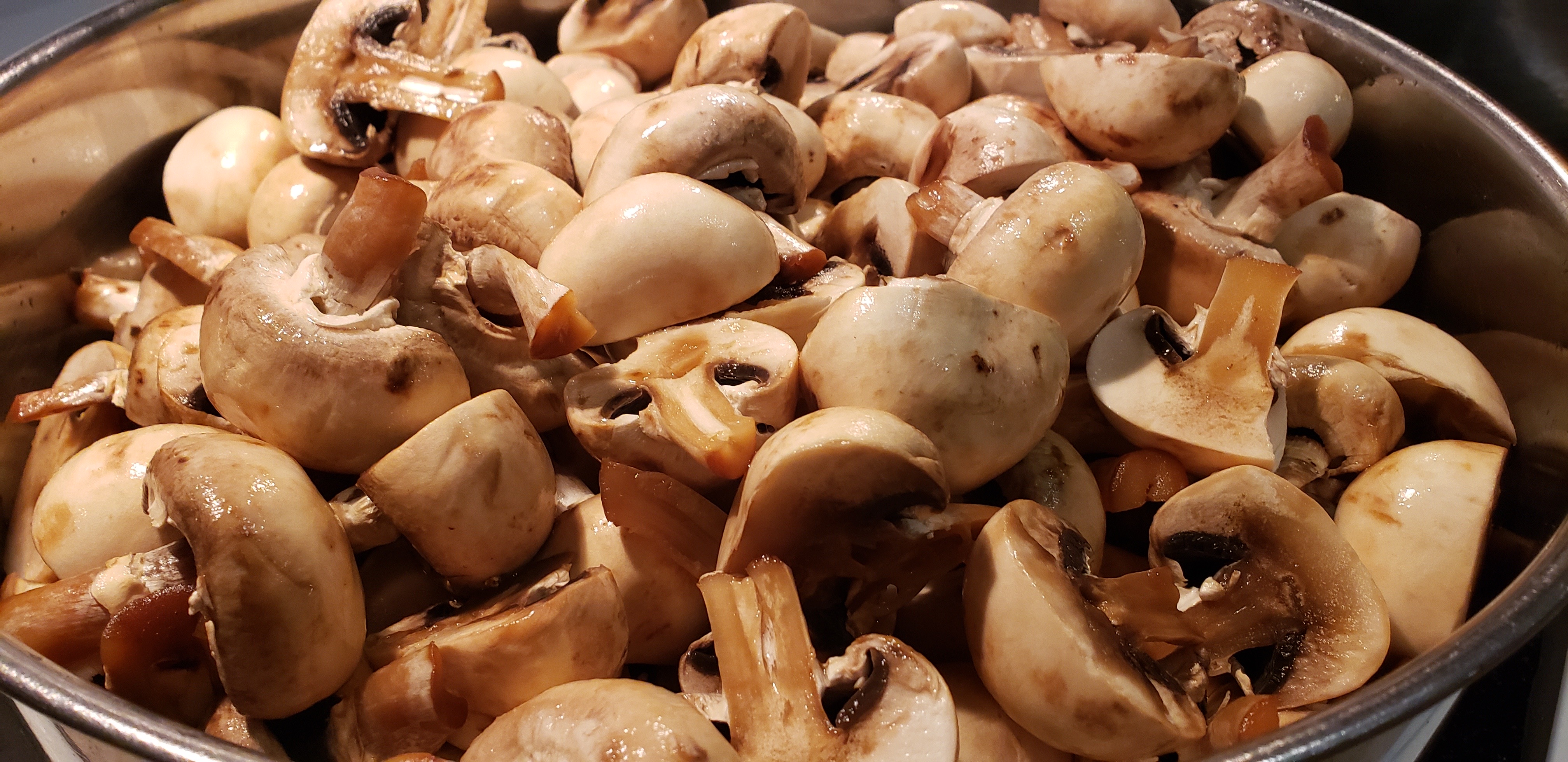Seasoned Fried Mushrooms as a side