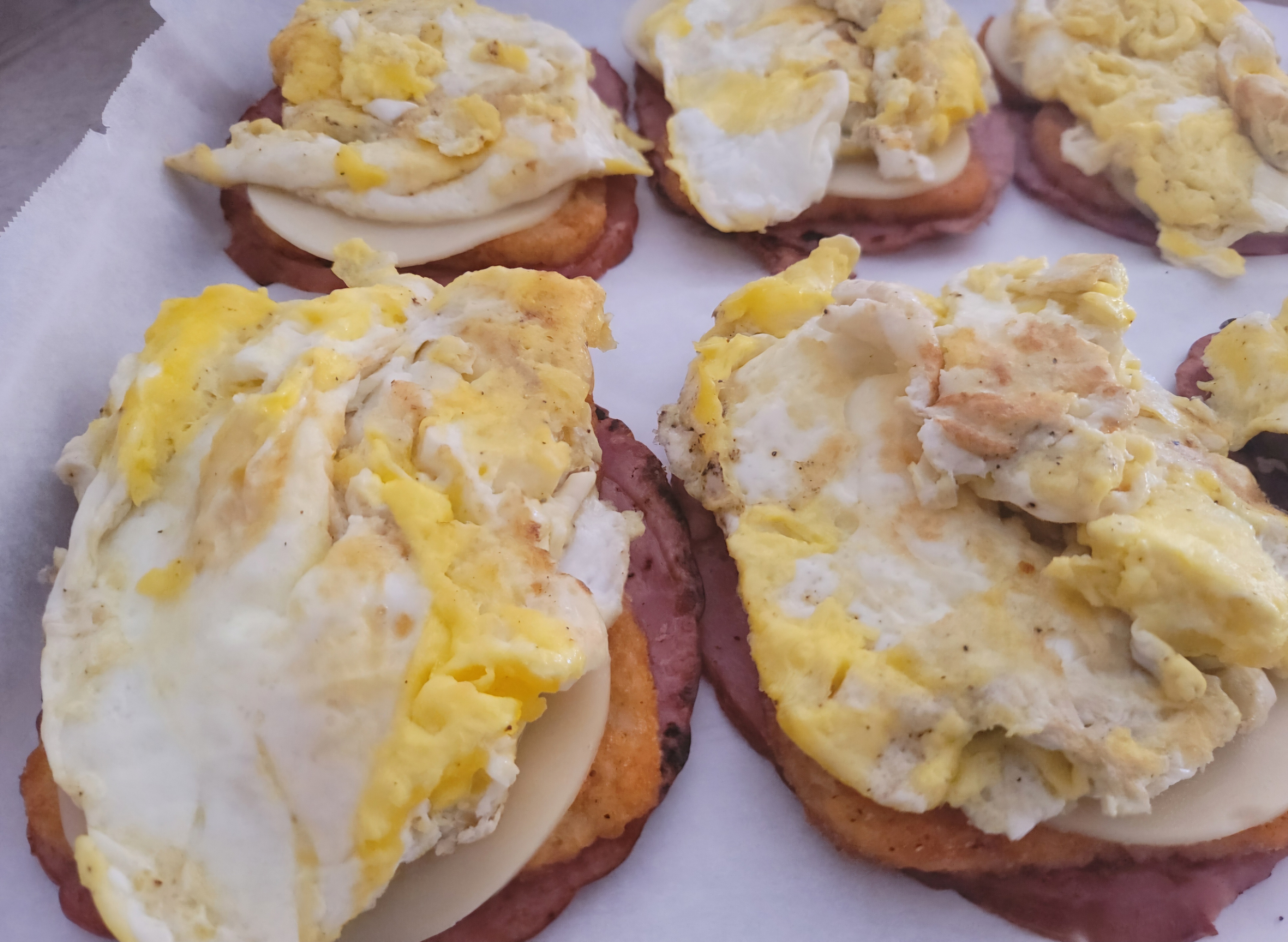 Egg, Cheese, Ham and Hash Brown