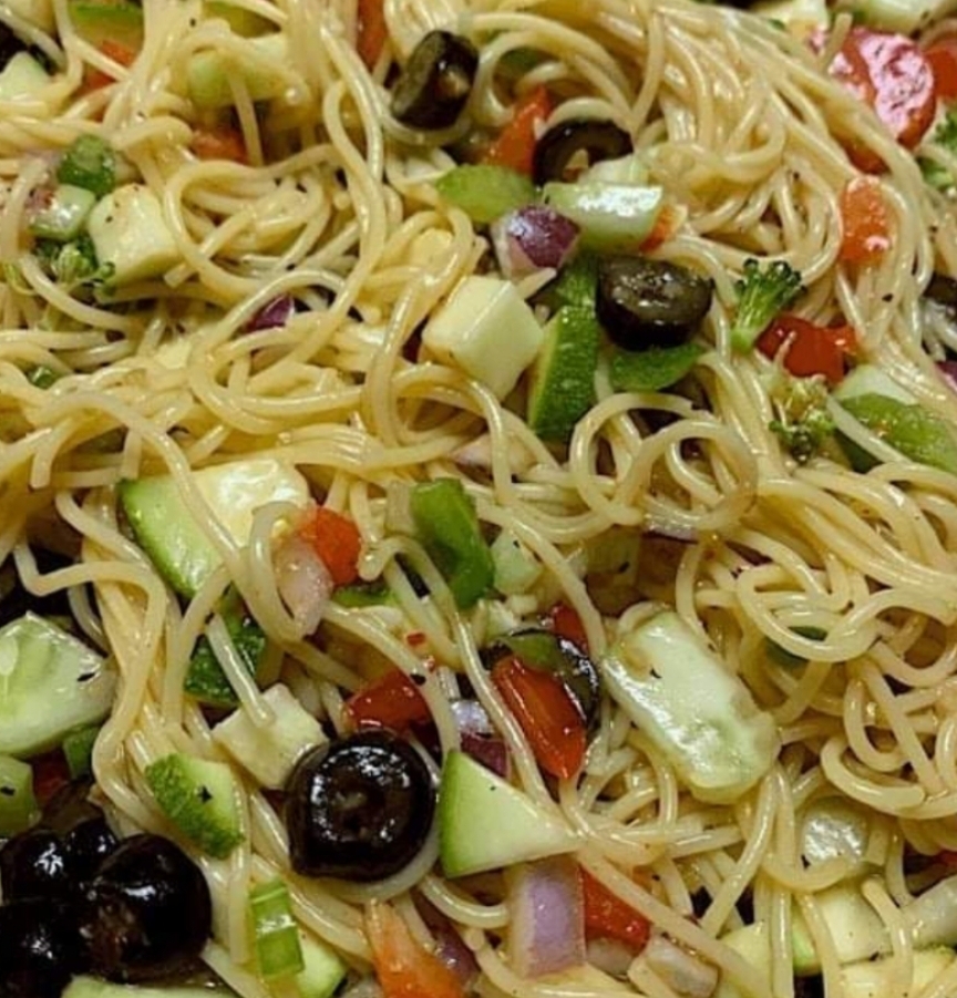 Spaghetti Pasta Salad (as a side)