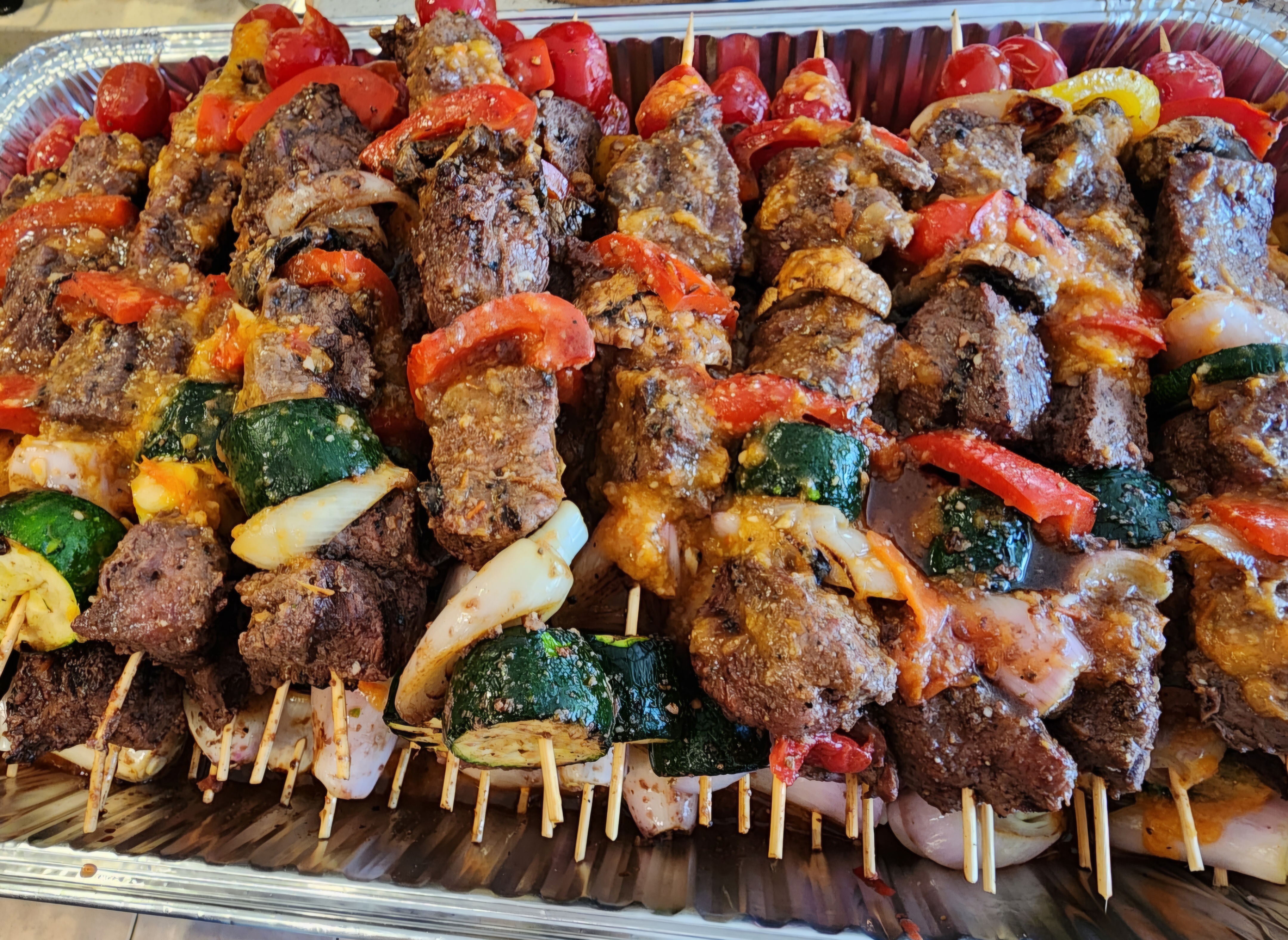 BBQ Beef Tenderloin Skewers