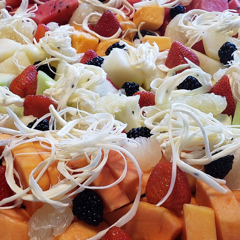 Fruit Platter with String Cheese