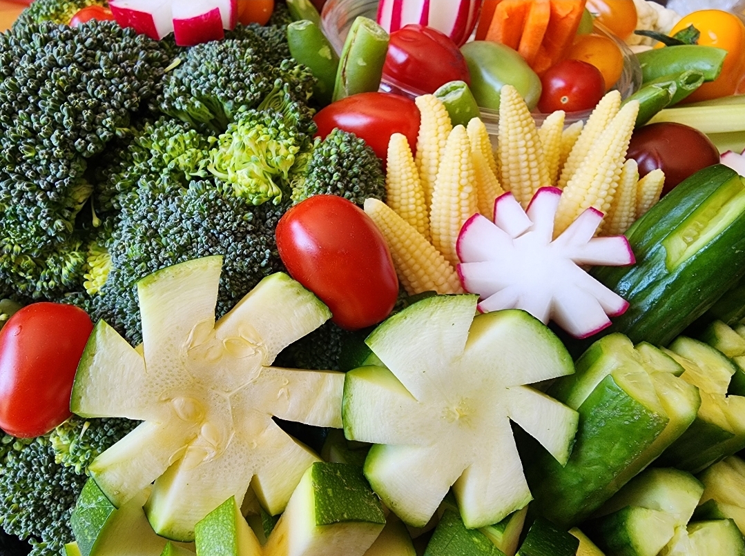 350 Seasoned Veggie Platter