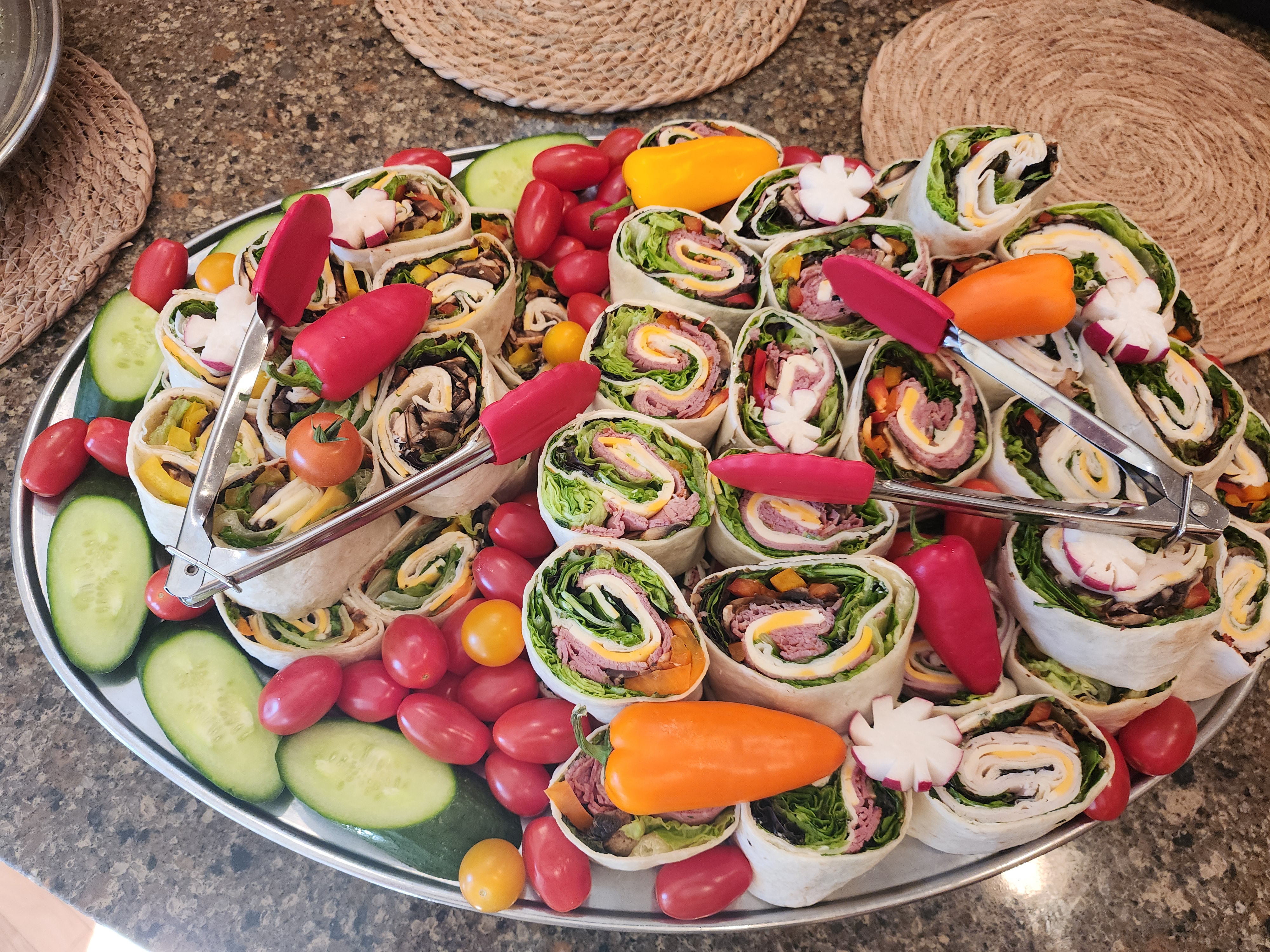 382 Pinwheel Platters