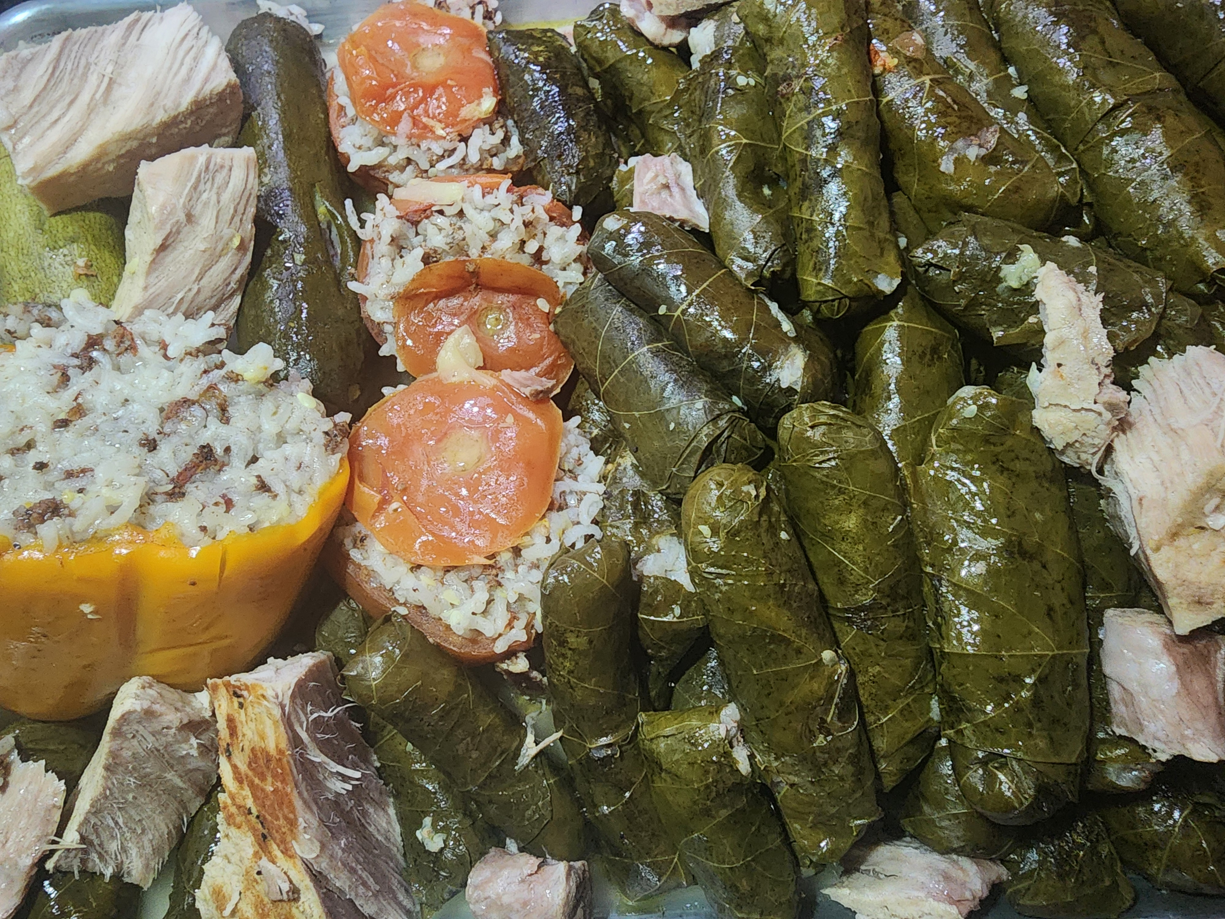387 Grapeleaves and Stuffed Vegetables