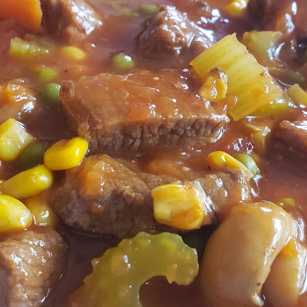 Beef Stew and Jasmine Rice